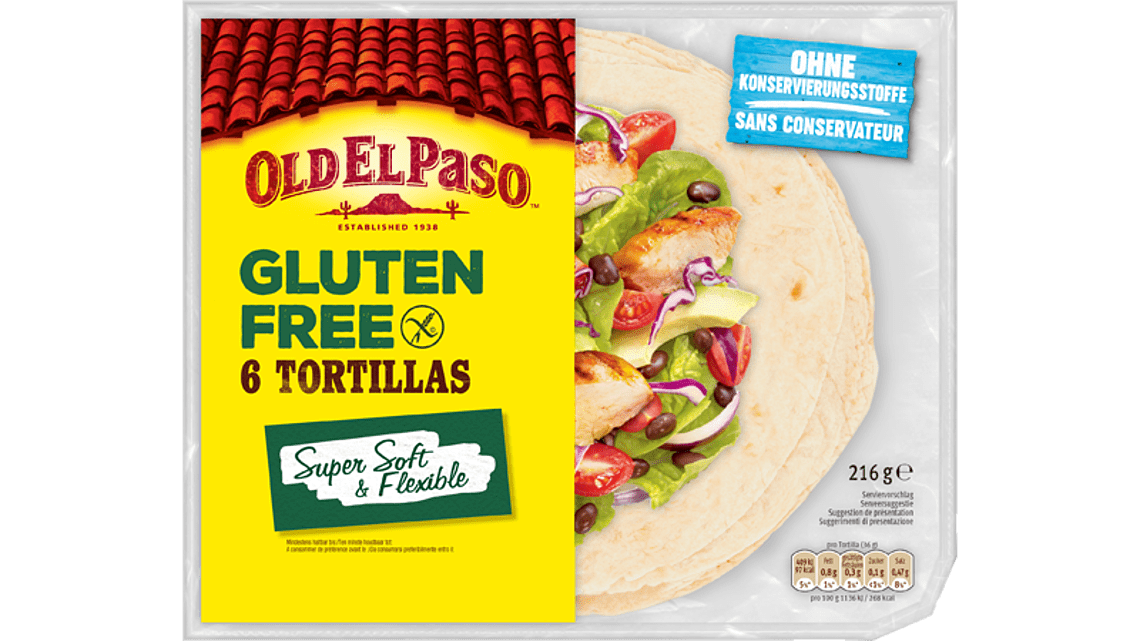 Gluten Free Six Tortillas Super Soft